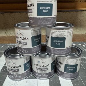 Annie Sloan Aubusson Blue Chalk Paint 4.06 oz cans